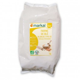 Farine de blé blanche Type 55 Markal - 1 kg 