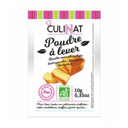 Poudre à leverCulinat - 8 x 10 g Poudre à leverCulinat - 8 x 10 g