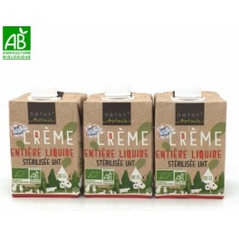 3 x 20 cl Crème entière liquide UHT 30 %