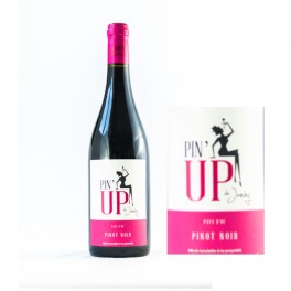 Vin rouge Pinot noir Pin'up - 75 cl Vin rouge Pinot noir Pin'up - 75 cl