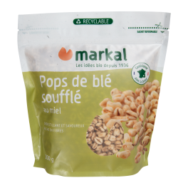 Pops de blé soufflé au miel Markal - 8 kg 